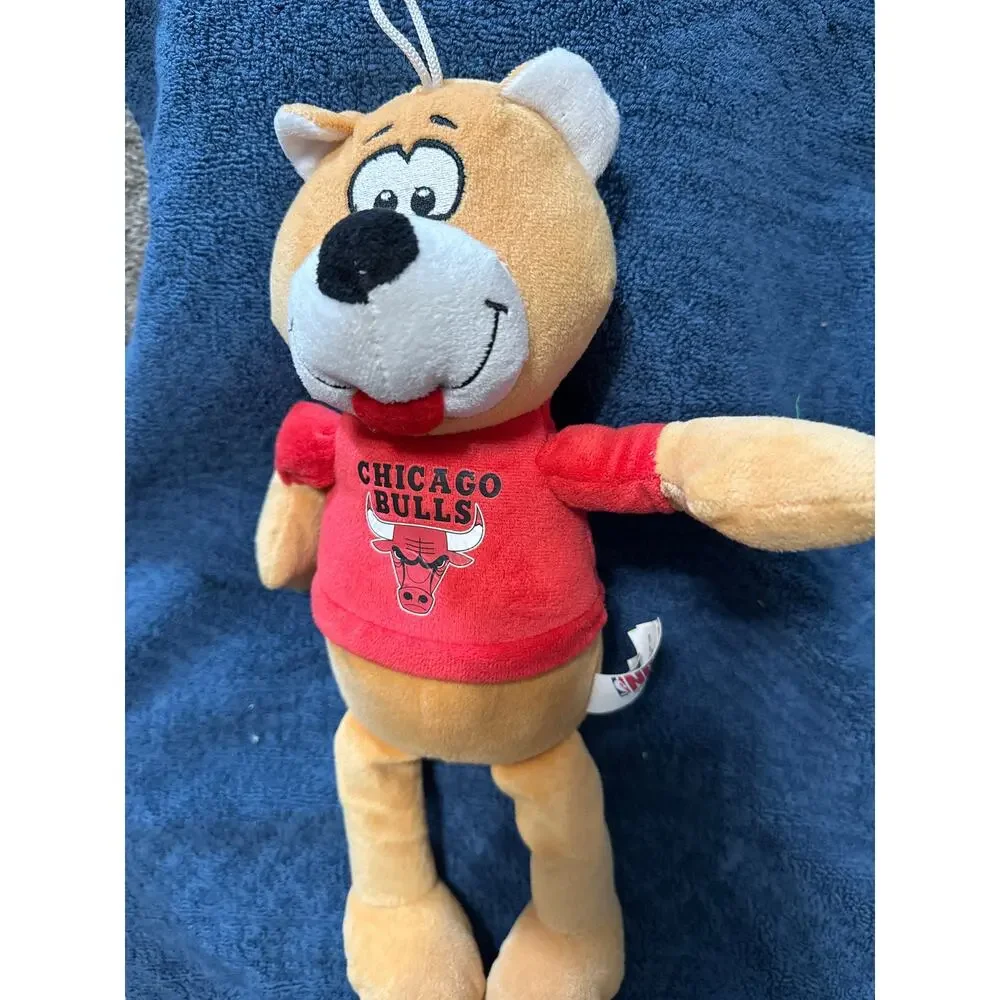 Chicago Bulls NBA Stuffed Plush Bear 2015 Tall‎ Clean Good Stuff Basketball